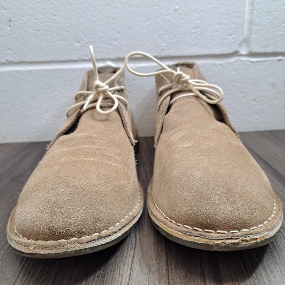 RED TAPE Mens Desert Boot Tan Suede Lace Up Chukka Ankle Boots USA Size 10.5 - Picture 5 of 8
